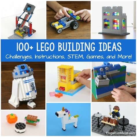 100+ Lego Building Projects for Kids - Frugal Fun For Boys and Girls