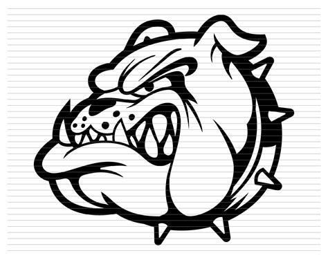 BULLDOG SVG Bulldog Clipart Angry Dog Dog Face Buldog Face Animal Svg ...