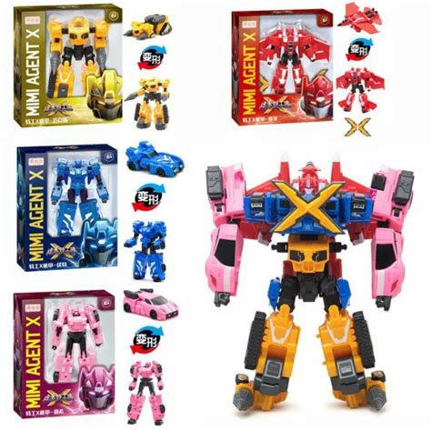 MINIFORCE X LUCYBOT Lucy Bot Ranger Transformer Machine Car Robot Kid's ...