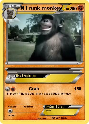 Pokémon Trunk monkey - Grab - My Pokemon Card