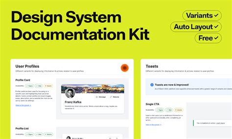 ⚡ Design System Documentation Kit | Figma