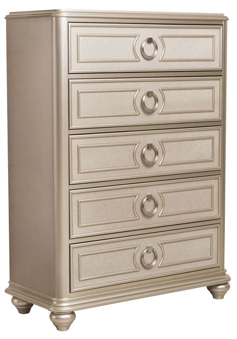 Dynasty Gold Metallic Drawer Chest from Samuel Lawrence | Coleman Furniture