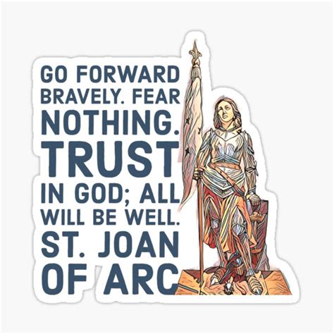 "St. Joan of Arc" Sticker for Sale by Ksolom01 | Redbubble