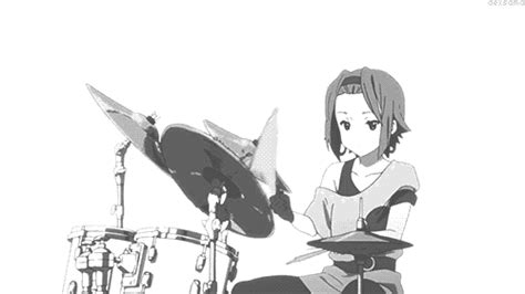 Drums instrument anime GIF - Find on GIFER