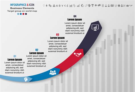 Infographic business timeline process chart template. marketing icons ...