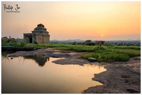 Sunset from Hemakuta Hill in Hampi – Photography by Pratap J