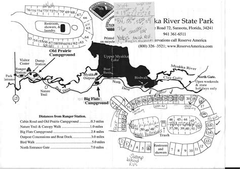 Myakka River State Park Map – The World Map