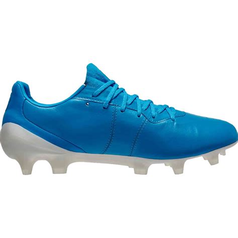 Puma King Platinum FG - Luminous Blue/Puma White - SoccerPro