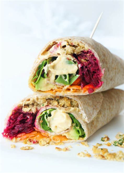 42 Healthy Vegan Wraps (Easy Lunch Ideas) | The Green Loot