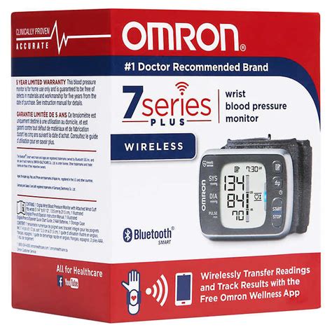 Omron 7 Series Wireless Wrist Blood Pressure Monitor Bluetooth « Medical Mart