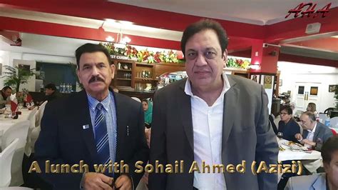 Akhmed Sayeen at Lunch with Sohail Ahmed (AZIZI) in Everest Cuisine ...