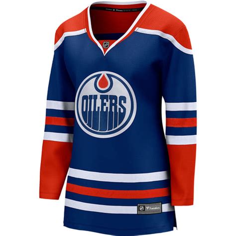 FANATICS EDMONTON OILERS WOMENS BREAKAWAY JERSEY