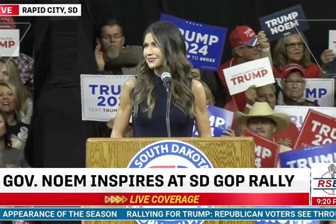 South Dakota Gov. Kristi Noem endorses Trump for president in 2024 ...