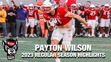 Payton Wilson 2023 Regular Season Highlights | NC State LB - YouTube