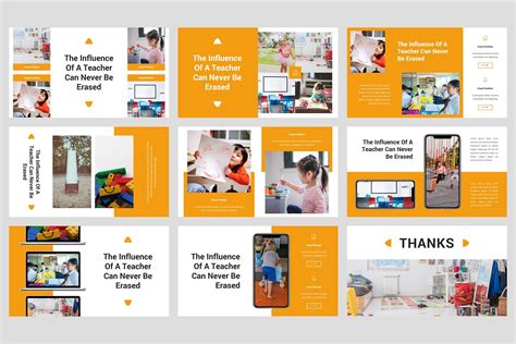 Kayla - Kindergarten PowerPoint Template By StringLabs | TheHungryJPEG