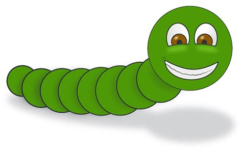 Worm, Cartoon, Character, Cute - Free Image on Pixabay Free Pictures ...