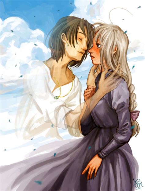 Howl's Moving Castle Fan Art: Howl and Sophie | Howl and sophie, Howls ...