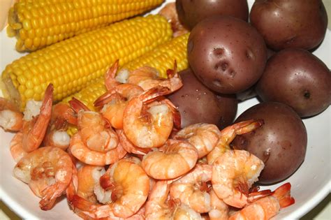 Boiled Shrimp with Potatoes and Corn — 52 Sunday Dinners