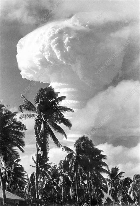 Atomic bomb test, Kiritimati, 1962 - Stock Image - C029/6755 - Science ...