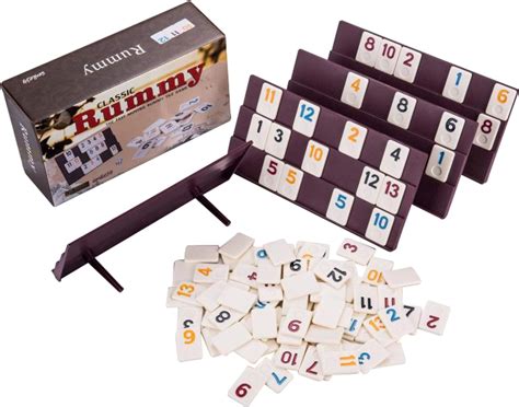 Amazon.com: Smilejoy Rummy Large Numbers Edition,Original Rummy Tile Game,rummy cube game with ...