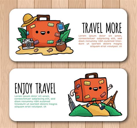 2 creative design travel banner vector ai | UIDownload