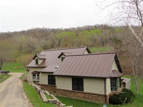 Mansard Brown | Metal roof houses, House roof, Metal roof