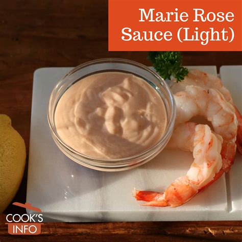 Marie Rose Sauce (light) - CooksInfo