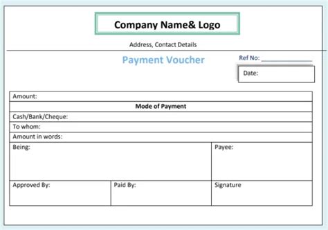 Process of Downloading Payment Voucher Format.