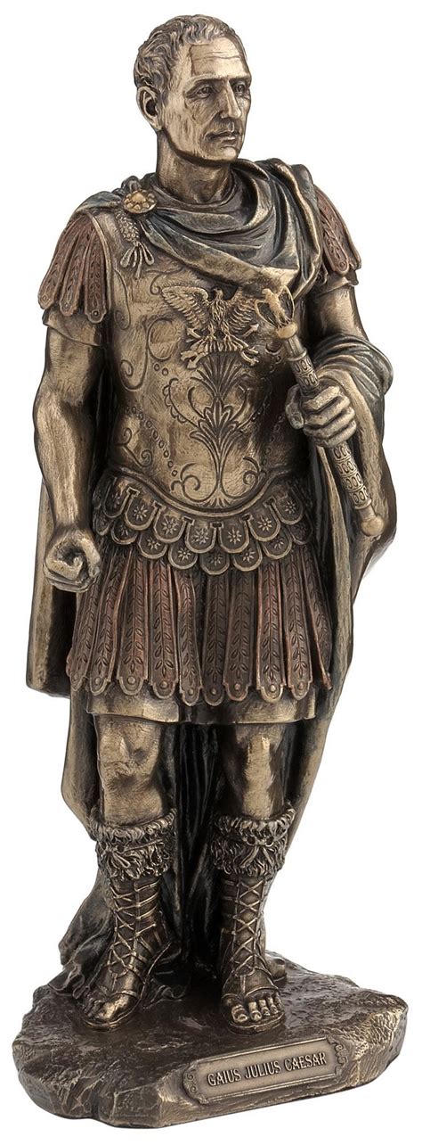 Gaius Julius Caesar Standing Bronze Figurine by Veronese | Bronze Gifts