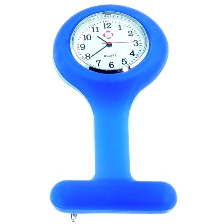 Silicone Gel Nurse Fob Watch | Dark Blue - Nurses Watch Australia