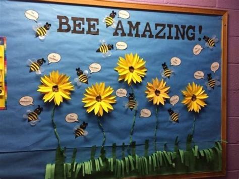 Pin by Laura Armistead on Sunflower display | Preschool bulletin, March ...