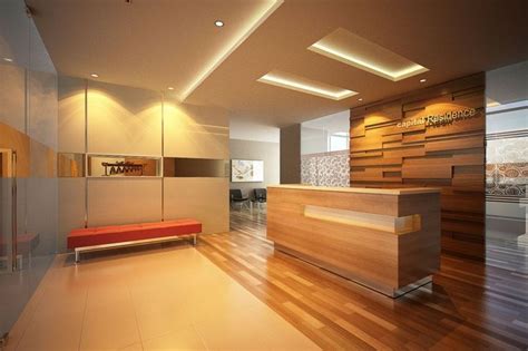 Minimalist Office Lobby Design ideas very clean even | Office lobby design, Lobby interior ...