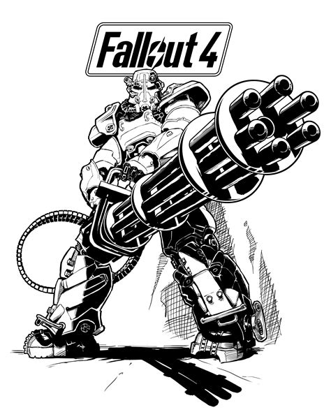 Fallout Power Armor Drawing at GetDrawings | Free download