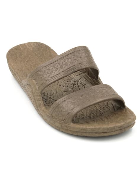 Pali Hawaii Genuine Original Jesus Jandal Sandal (Brown 2 Tone;Size 8) - Walmart.com