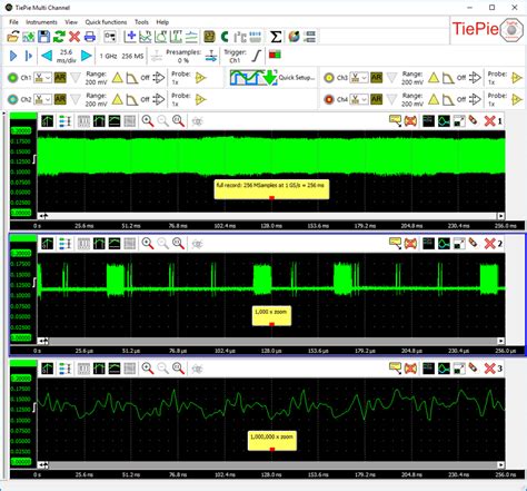 News: Multi Channel oscilloscope software update, version 1.35 | TiePie engineering