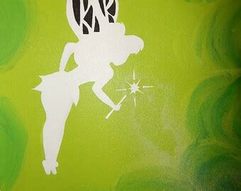 Tinkerbell Silhouette Painting