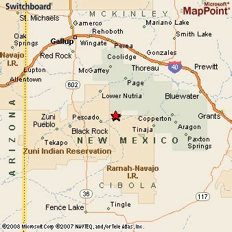 Ramah, New Mexico Area Map & More