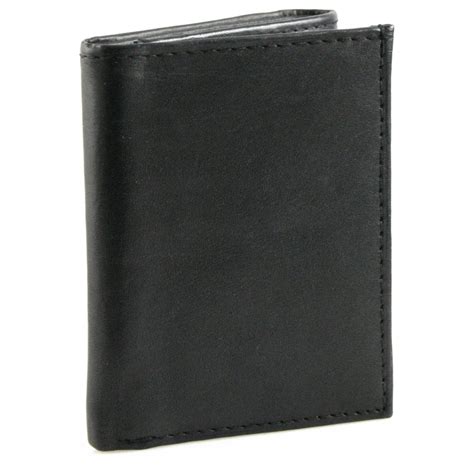 RFID Leather Trifold Wallet