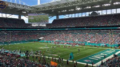 Miami Dolphins Hard Rock Stadium Seating Chart / Tiaa Bank Field Washington Redskins Vs ...