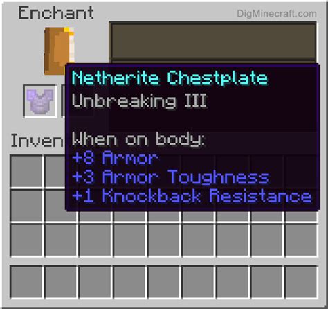 How to make an Enchanted Netherite Chestplate in Minecraft