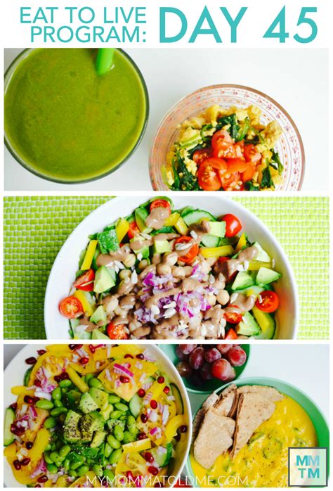 Eat to Live Menu: Day 45 | Hello Nutritarian