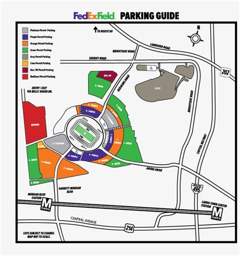 Fedex Field Parking Lot Map - Fernandina Beach Map