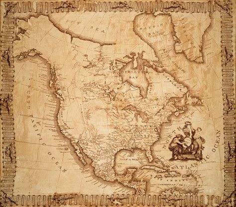 Map Of America 1800 Photograph by Andrew Fare - Fine Art America