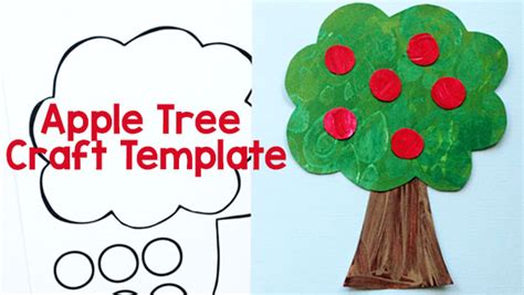 Printable Apple Tree Craft - Keeping Life Creative