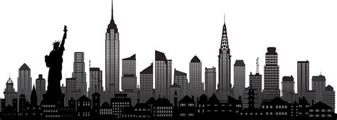 Manhattan Skyline Vector Png