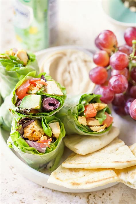 Mediterranean Greek Salad Wrap Recipe