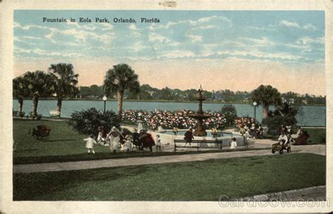 Fountain in Eola Park Orlando, FL