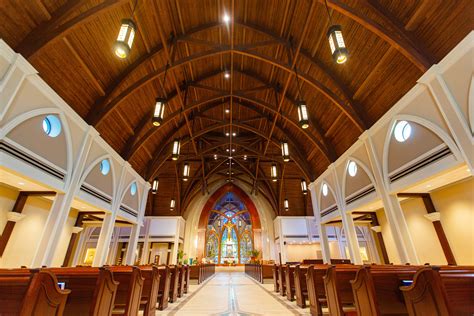 St. George Catholic Church - Gator Millworks | Modern Millwork