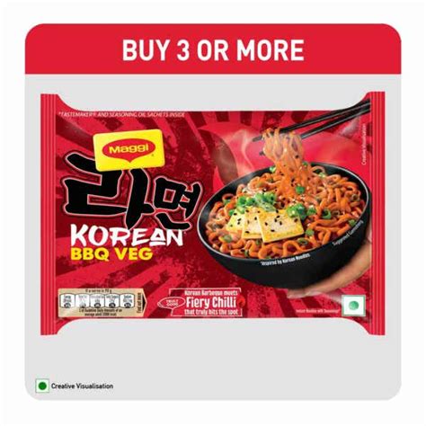 Buy MAGGI Korean BBQ Veg Noodles, 90g Online - MyNestlé