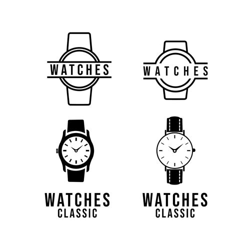 set collection watch vintage luxury logo icon design 3189904 Vector Art ...